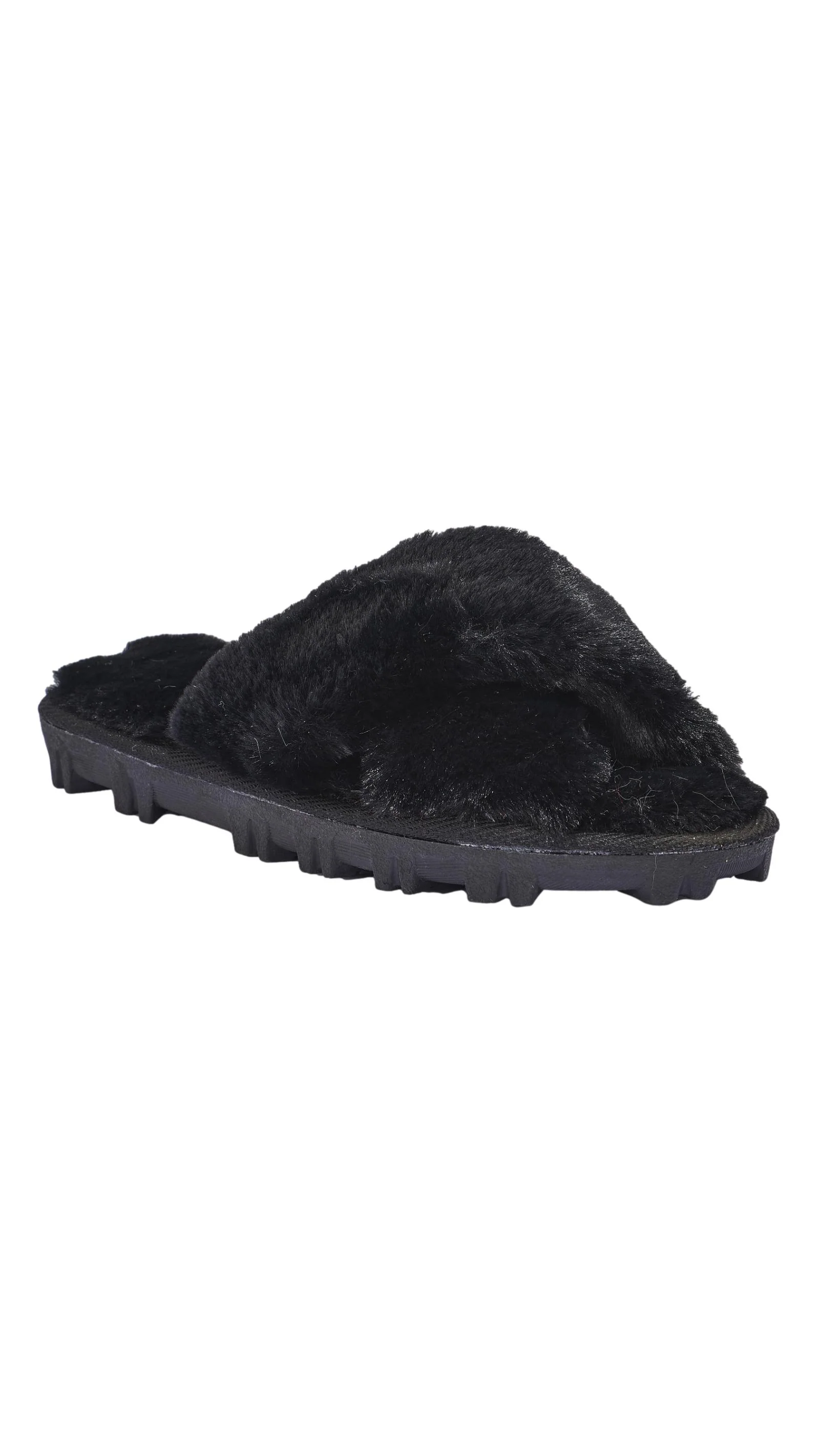 Criss Cross Slipper Black - Image 2