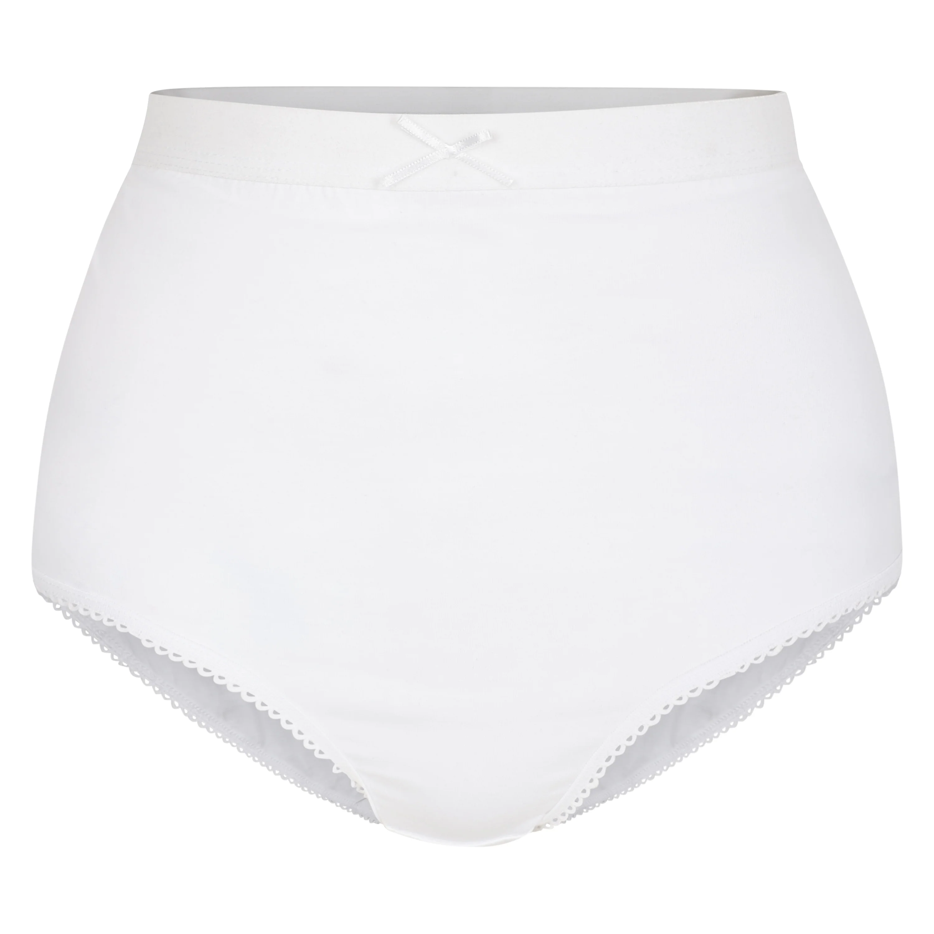 CurveWow 3 Pack Mixed Full Cotton Brief Black/Grey/White - Image 3