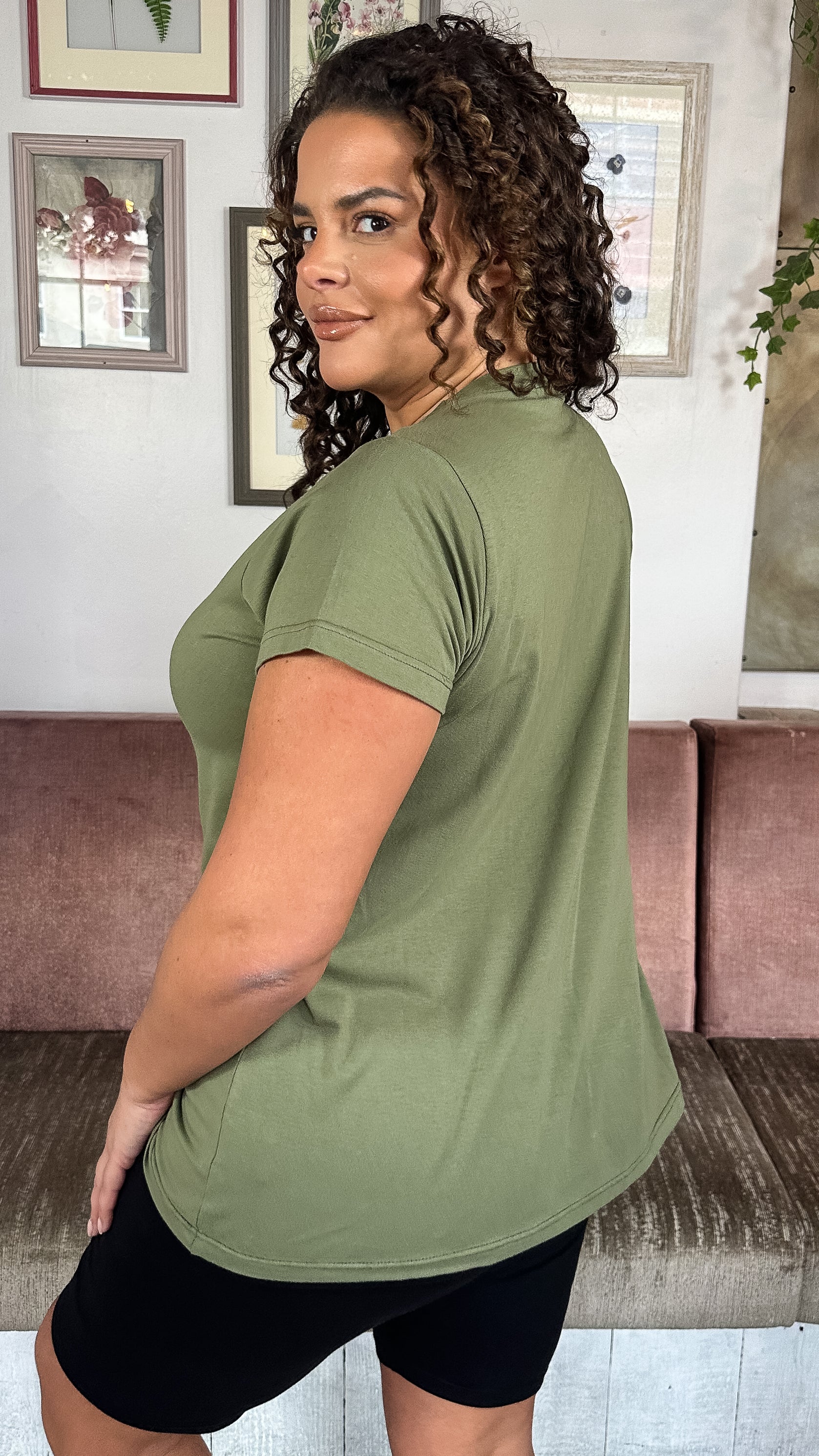 CurveWow Basic Cycling Short Black - Image 6