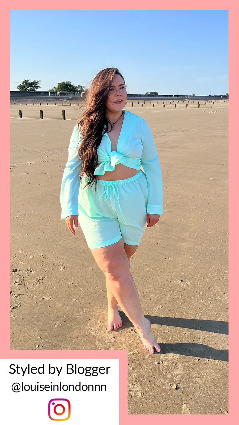 CurveWow Beach Shorts Green - Image 2