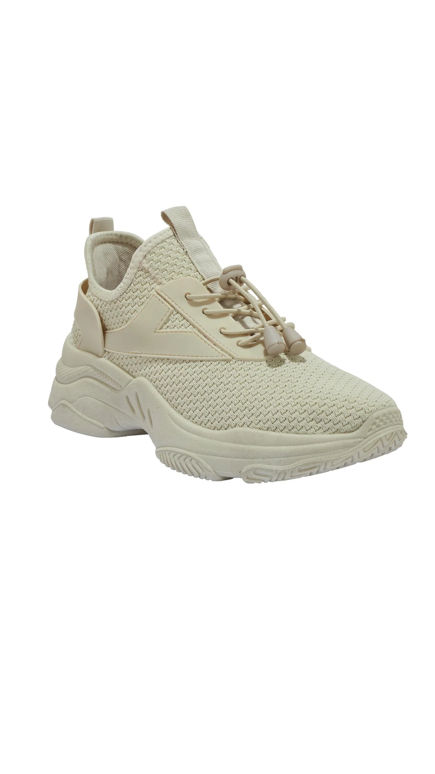 Mesh PU Trainer Beige - Image 2