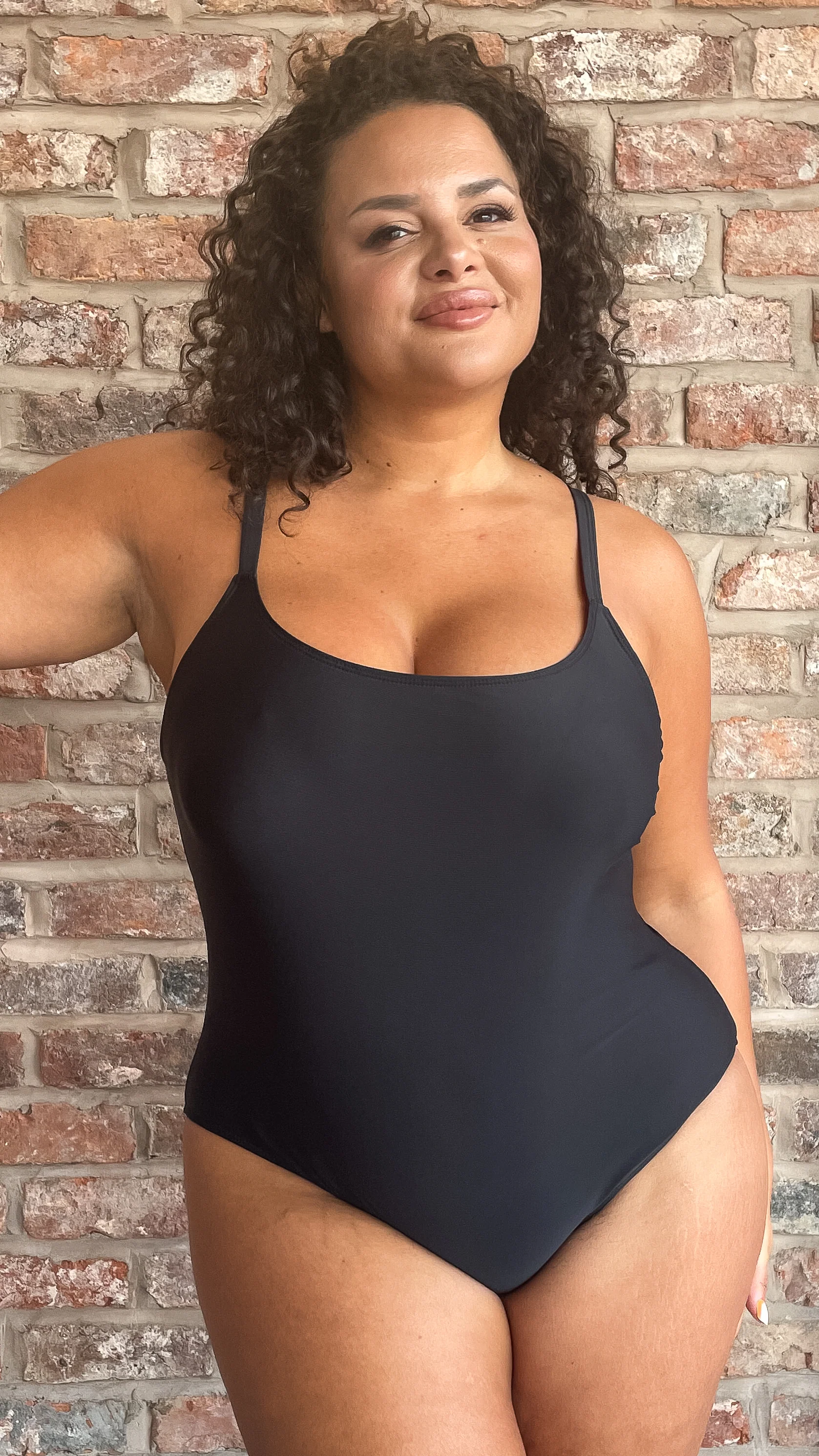 CurveWow Classic Swimsuit Black - Image 4