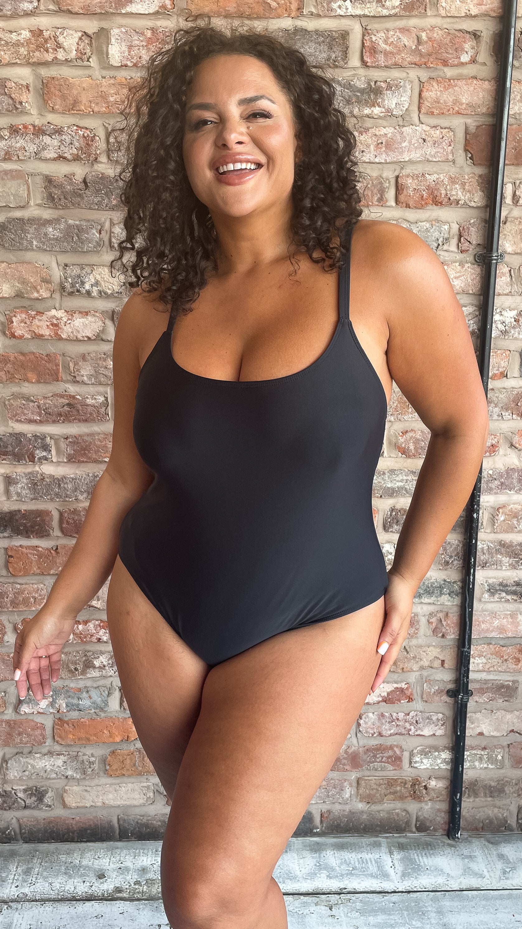 CurveWow Classic Swimsuit Black - Image 5