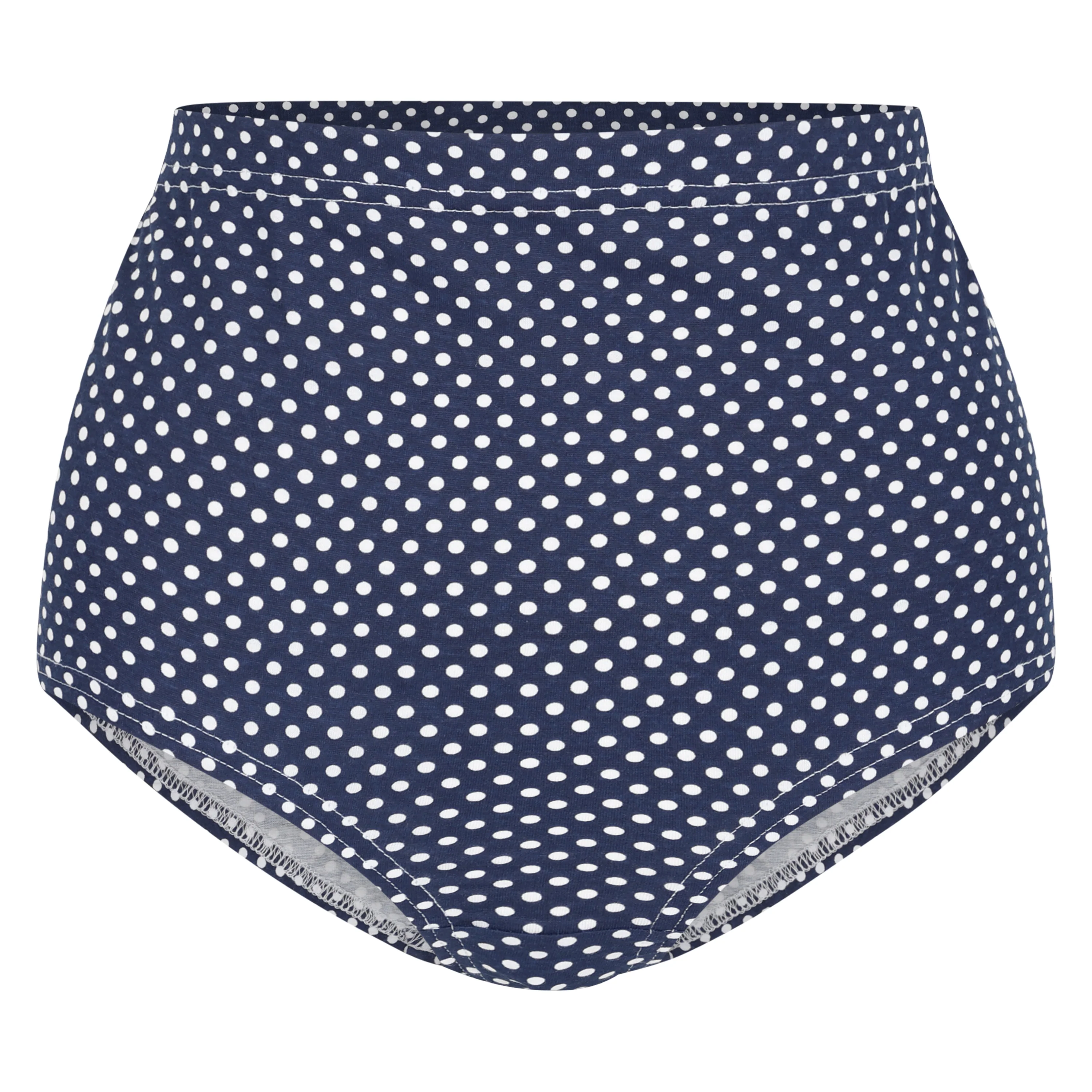 CurveWow 3 Pack Printed Briefs Navy Print - Image 3