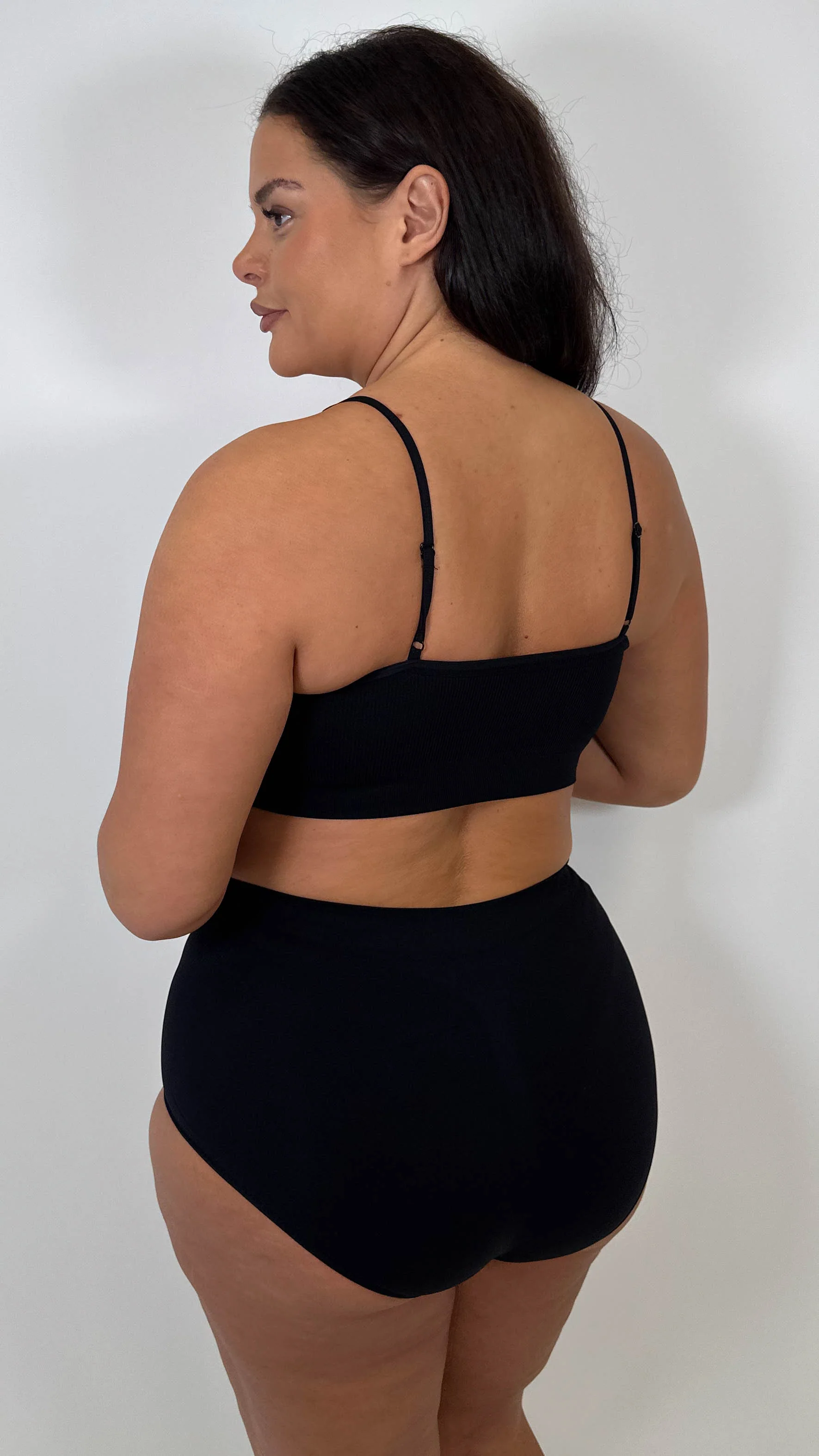Curvy Seam Free Comfort Brief Black - Image 7