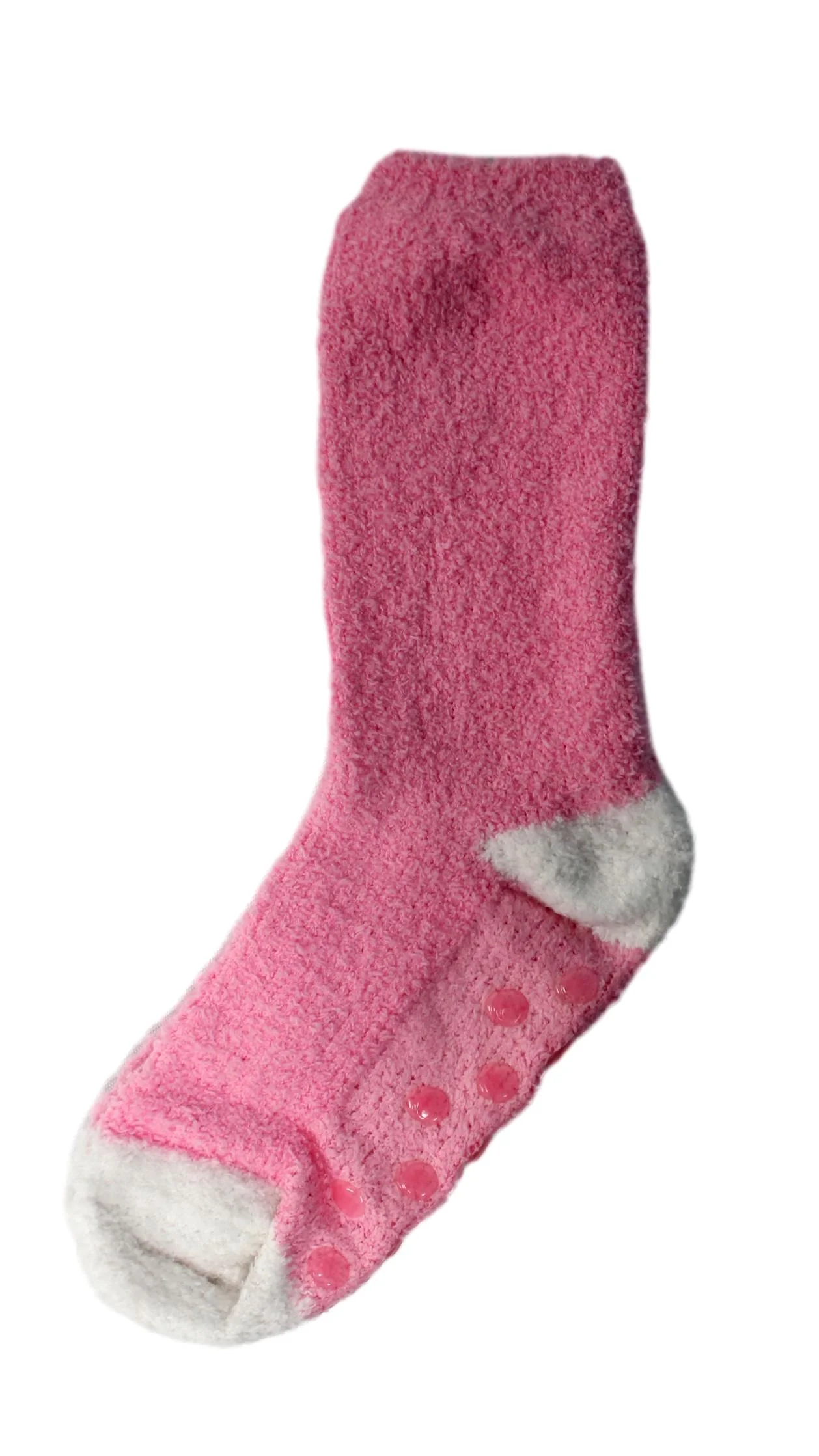 Snuggle Toes 3 Pack Cosy Socks With Gripper White Spot - Image 5